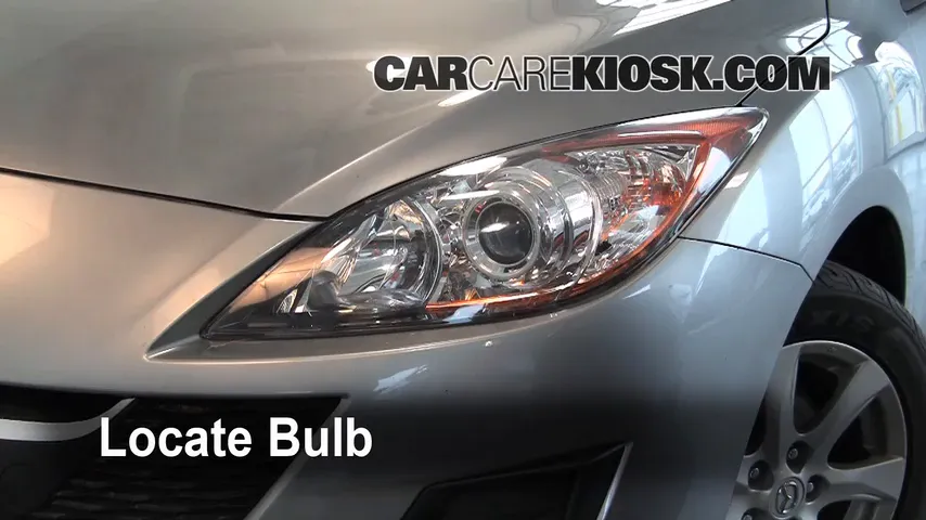 2010 Mazda 3 i 2.0L 4 Cyl. Luces Luz de estacionamiento (reemplazar foco)